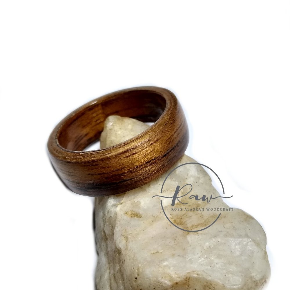 Smoked Maple Bentwood Ring